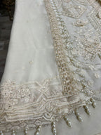 Maria B chiffon fabric