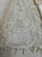 Maria B chiffon fabric