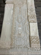 Maria B chiffon fabric