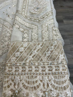 Maria B chiffon fabric